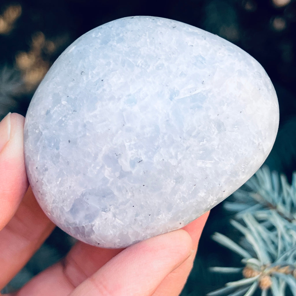 Calcit albastru palmstone model 4, druzy.ro, cristale 7