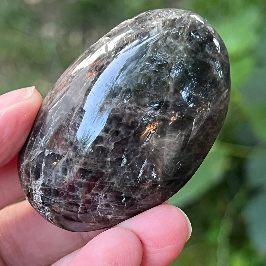 Palmstone piatra lunii somon gri | Model 6, pietre semipretioase - druzy.ro 4 