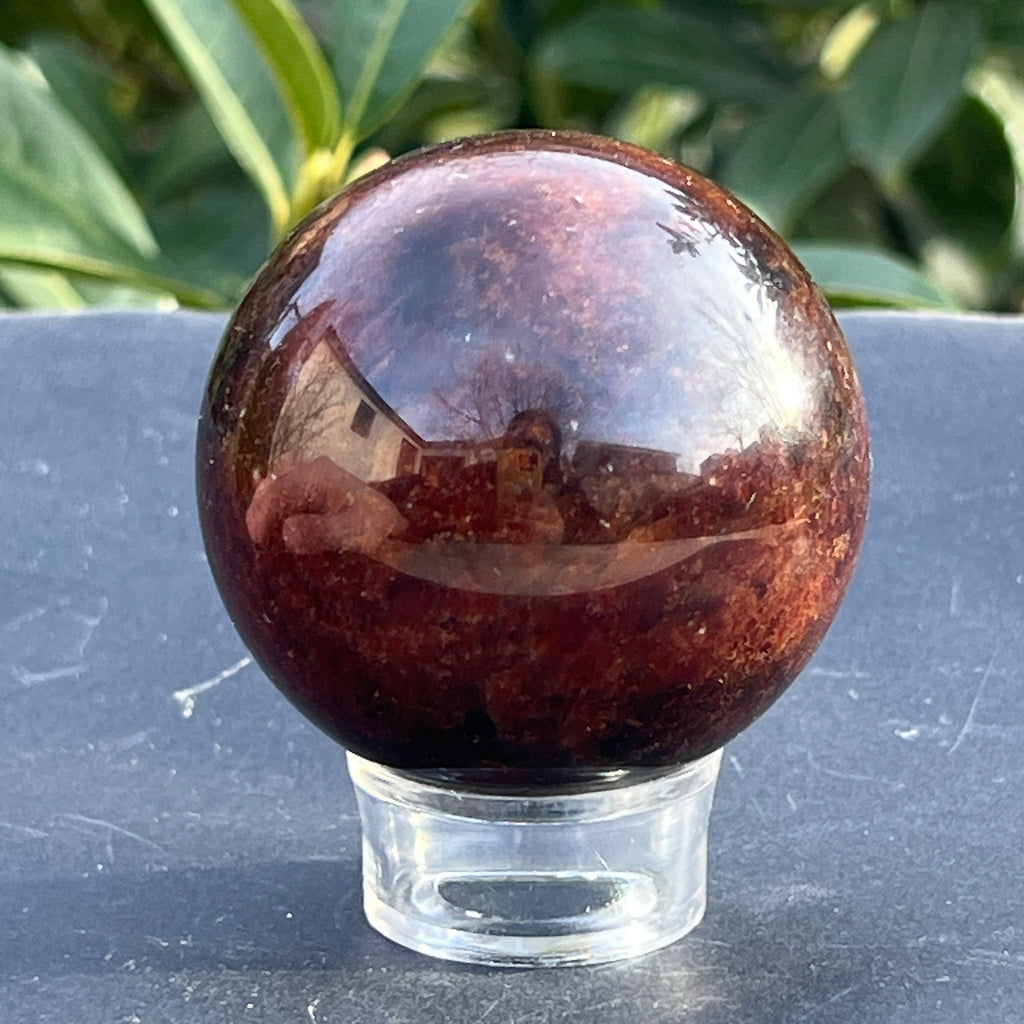 Sfera granat model 5, pietre semipretioase - druzy.ro 2 