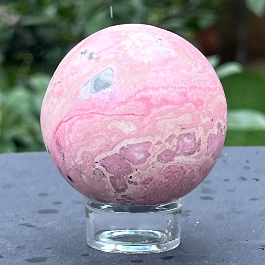 Sfera rodocrozit model 5, pietre semipretioase - druzy.ro 1 