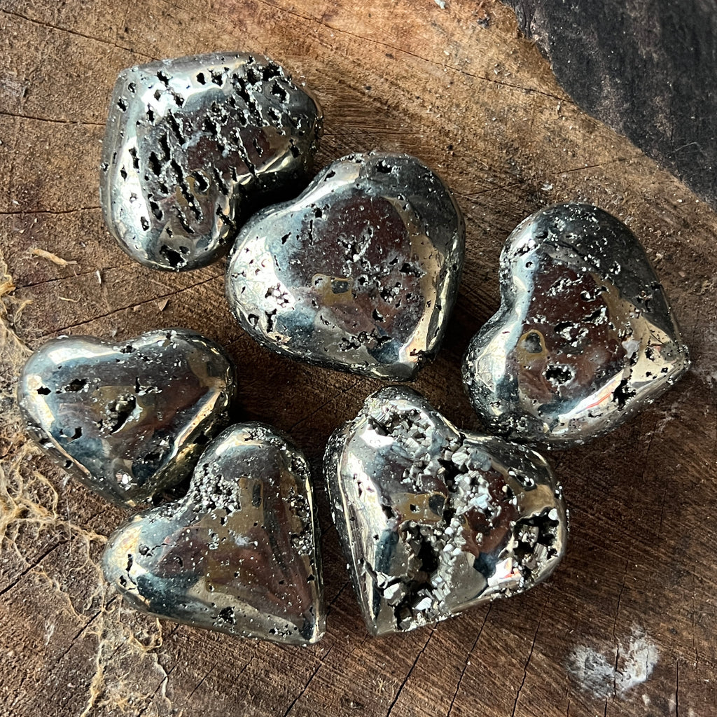 Inima pirita din Peru, pietre semipretioase - druzy.ro 5 