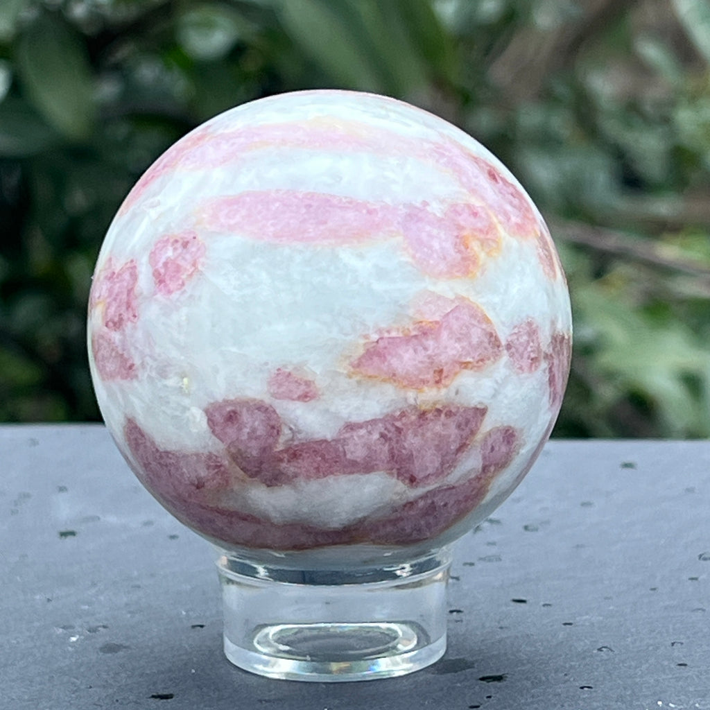 Sfera Rubelit/ turmalina roz model 3, pietre semipretioase - druzy.ro 5 