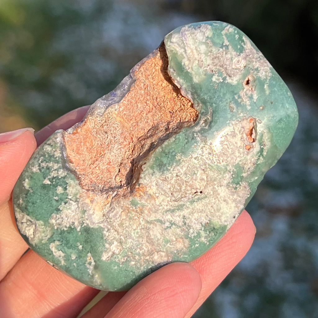 Crisopraz smarald palmstone model 10 din Zimbabwe, druzy.ro, cristale 2