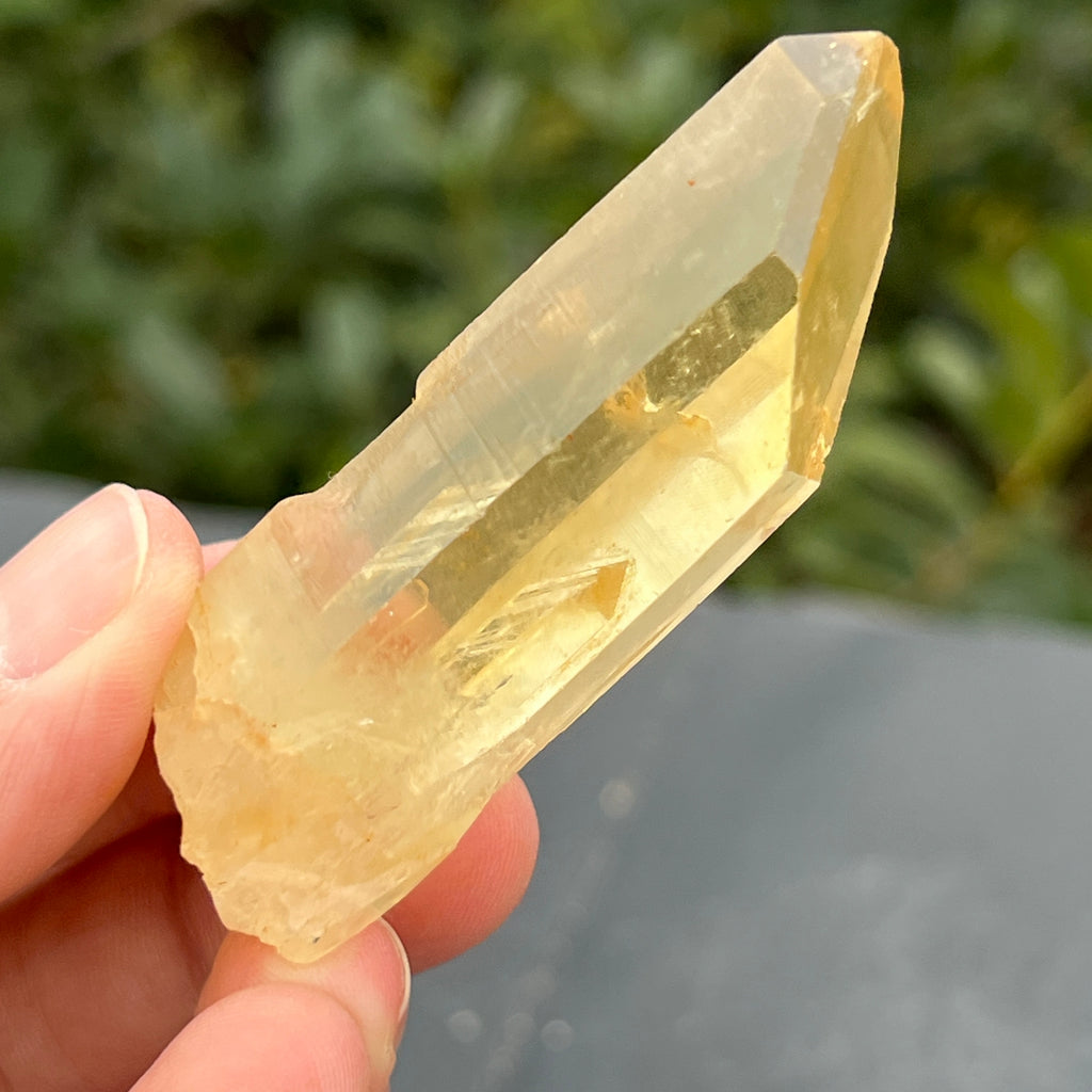 Varf citrin mina Luena, Congo model 23, pietre semipretioase - druzy.ro 2 
