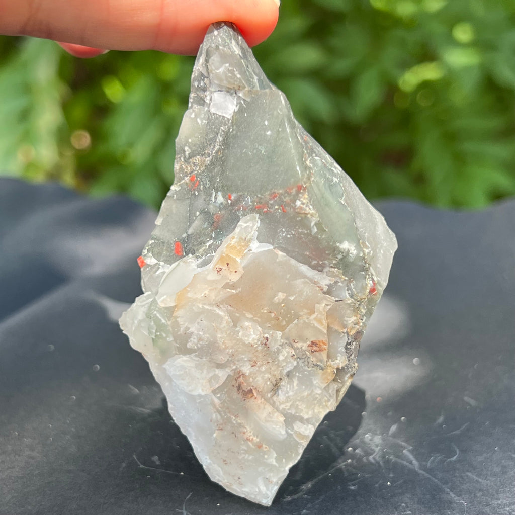 Seftonit piatra sangelui bruta model 7, pietre semipretioase - druzy.ro 4