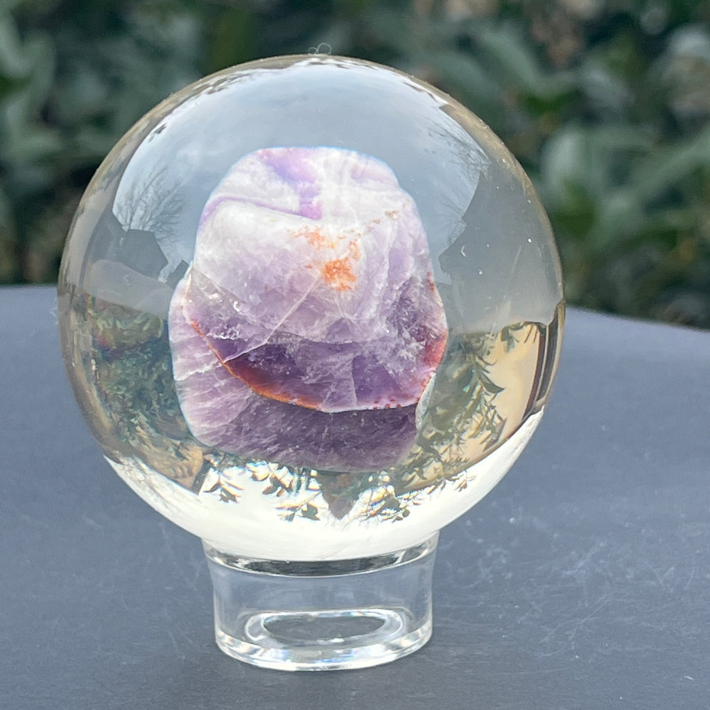 Sfera ametist in rasina model 2, pietre semipretioase - druzy.ro 8 