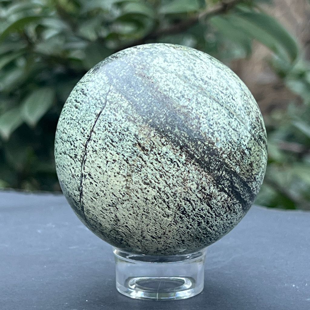 Sfera serpentin model 2, pietre semipretioase - druzy.ro 2 