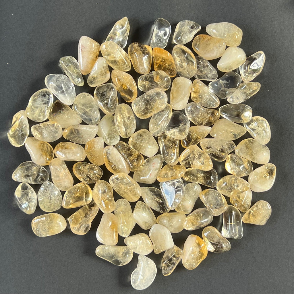 Citrin piatra rulata mini S, pietre semipretioase - druzy.ro 3