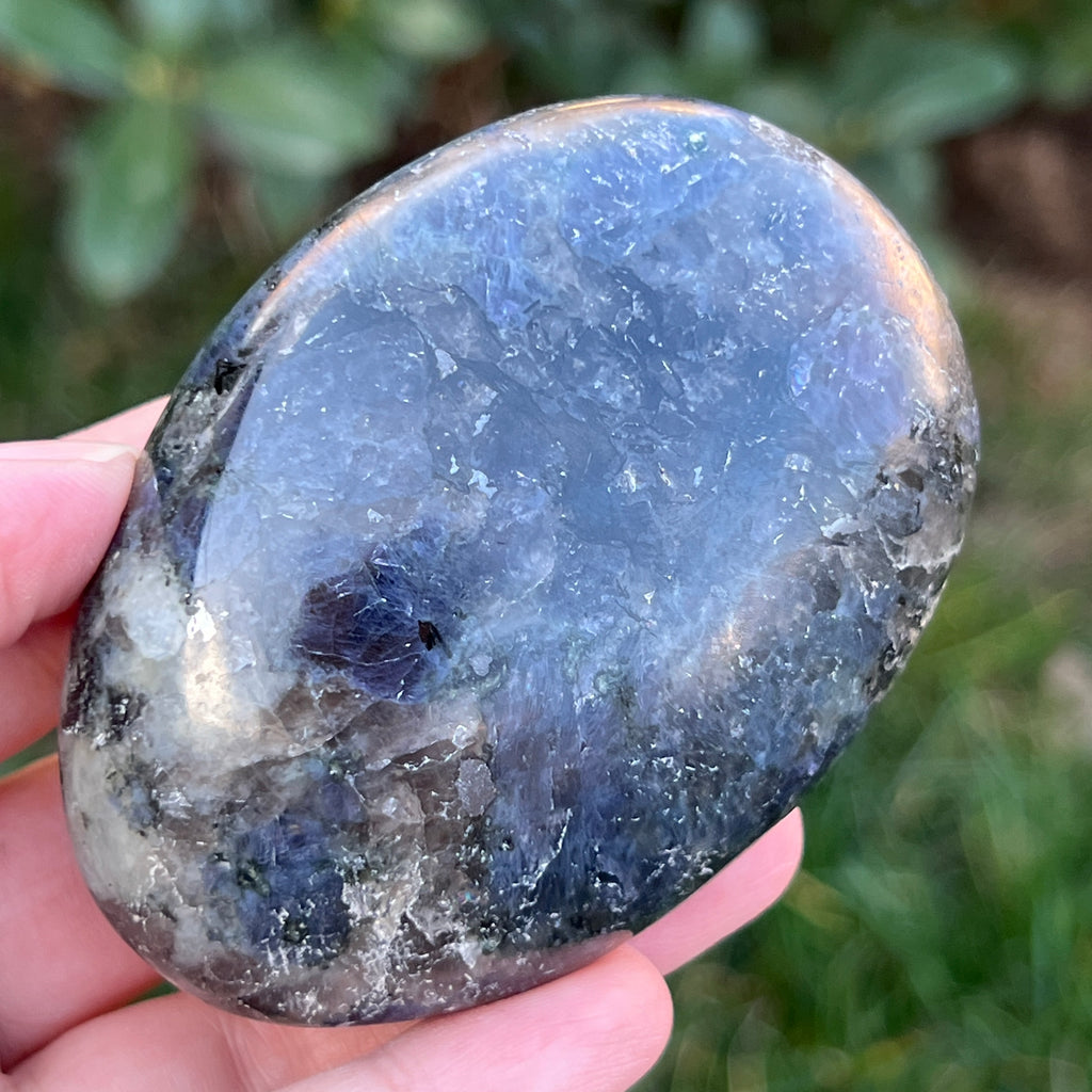 Palmstone Iolit (safir de apa) din Madagascar model 1, pietre semipretioase - druzy.ro 5 