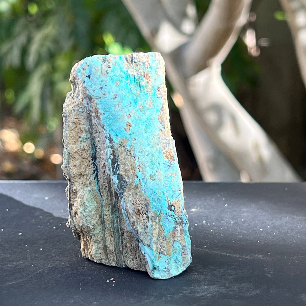 Piatra bruta crisocola cu malachit druzy din Congo model 5, druzy.ro, cristale 4