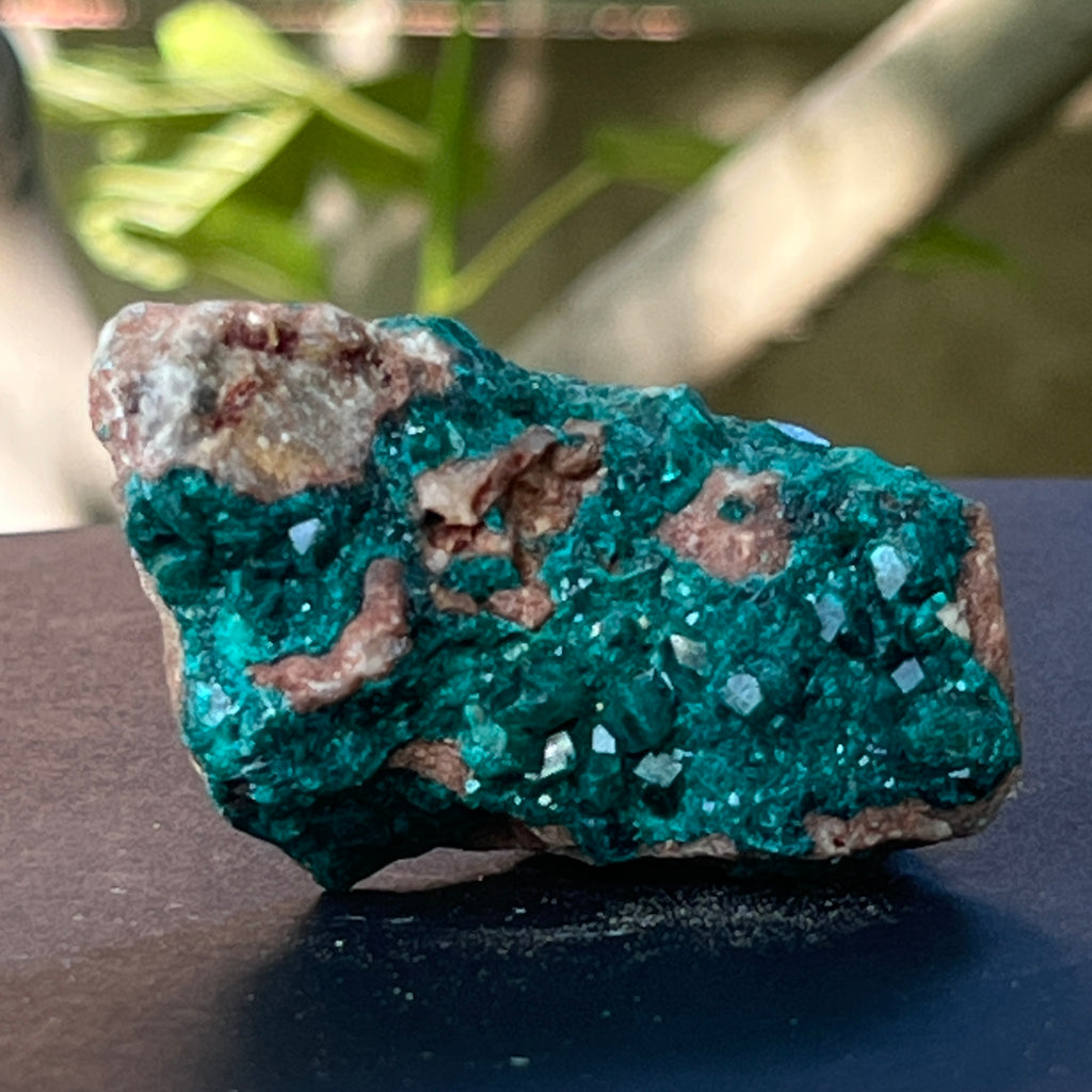 Dioptaz cluster din Congo model 16, pietre semipretioase - druzy.ro 2 