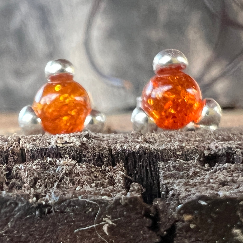 Cercei argint cu chihlimbar Amber26, pietre semipretioase - druzy.ro 3 