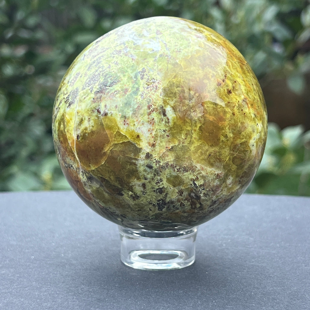 Sfera Opal verde model 2, pietre semipretioase - druzy.ro 3 