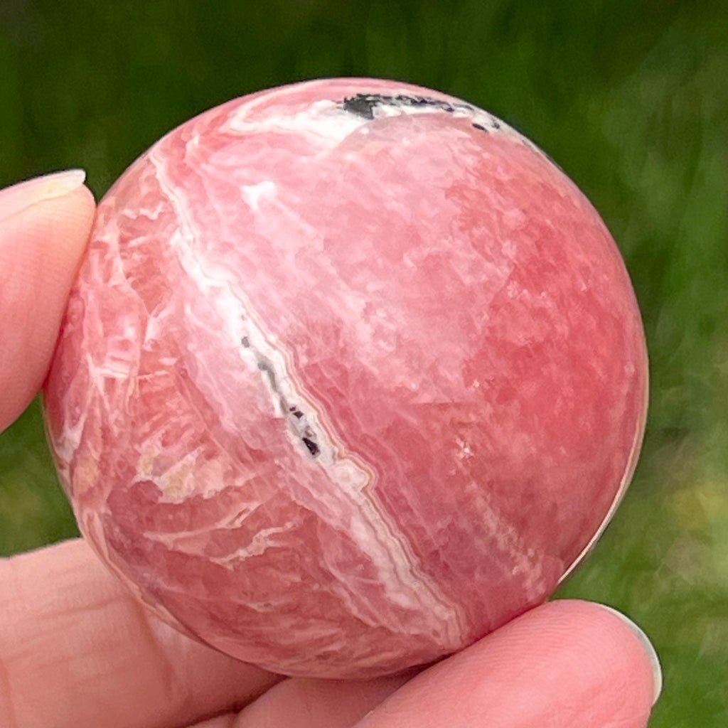Sfera rodocrozit calitate AAA model 2, pietre semipretioase - druzy.ro 10 