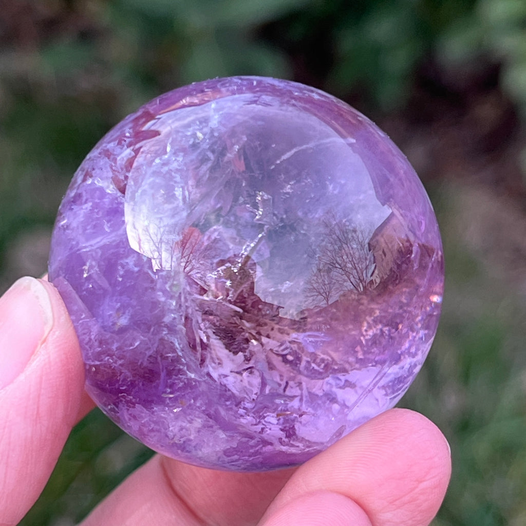 Sfera ametist AA din Brazilia model 4, pietre semipretioase - druzy.ro 6 