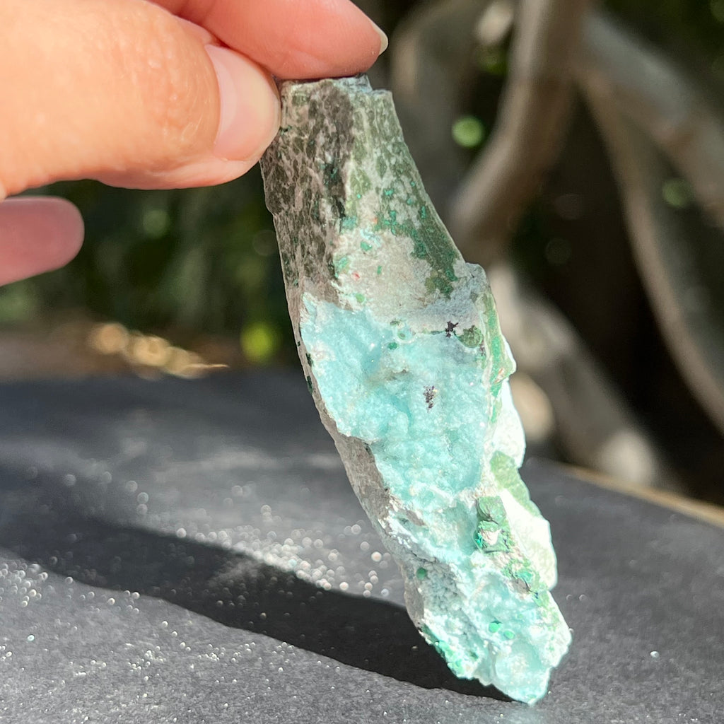 Piatra bruta crisocola druzy din Congo model 9, druzy.ro, cristale 3