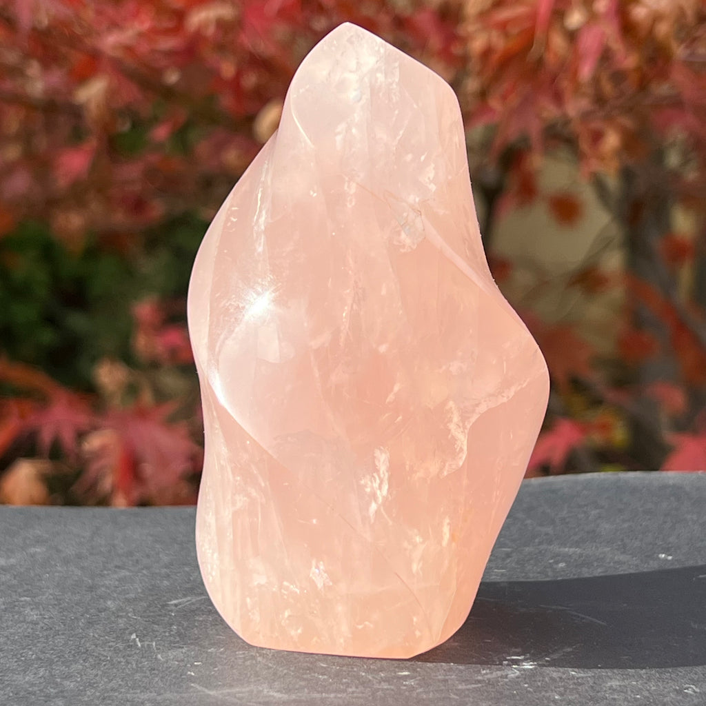 Flacara cuart roz model 3 din Madagascar, druzy.ro, cristale 4