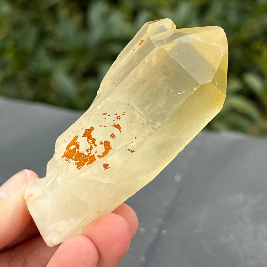 Varf citrin mina Luena, Congo model 25, pietre semipretioase - druzy.ro 3 