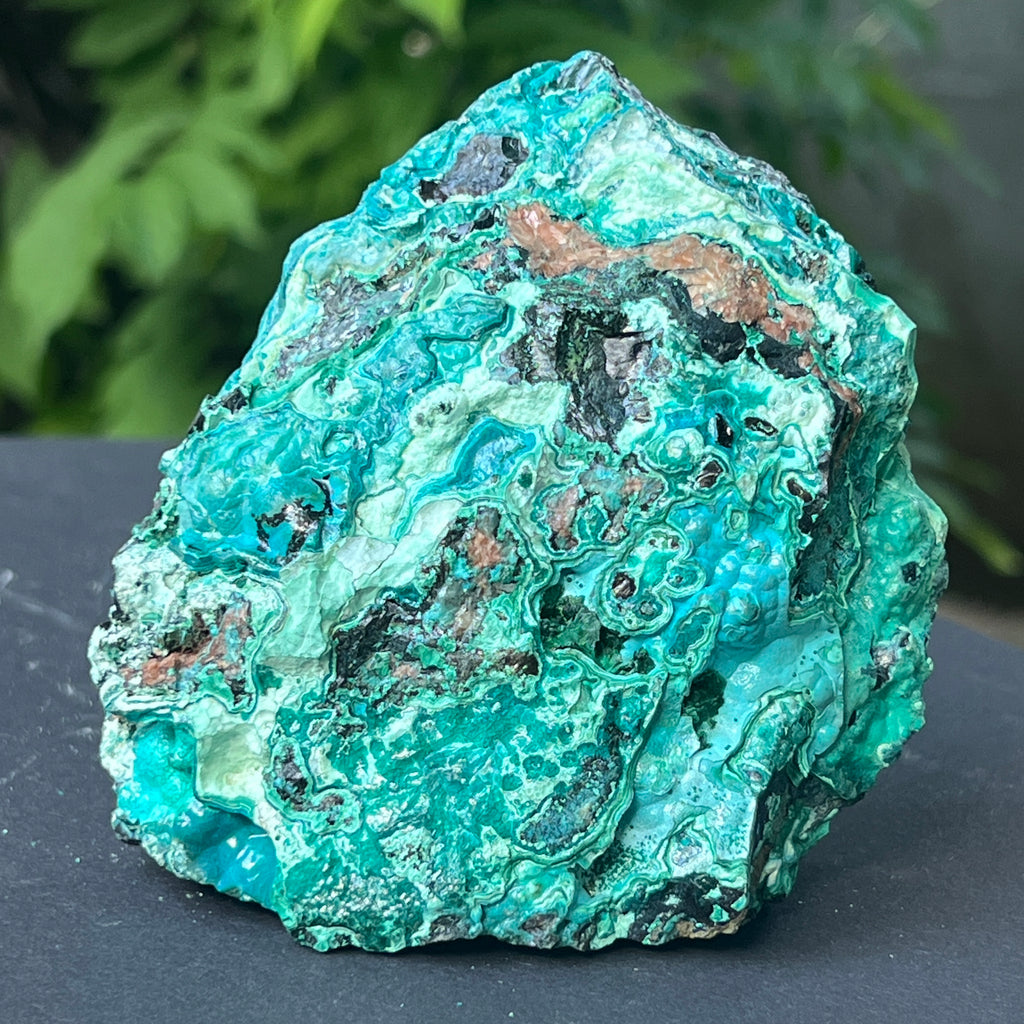 Cluster crisocola botrioidală model 5 din Congo, pietre semipretioase - druzy.ro 1 