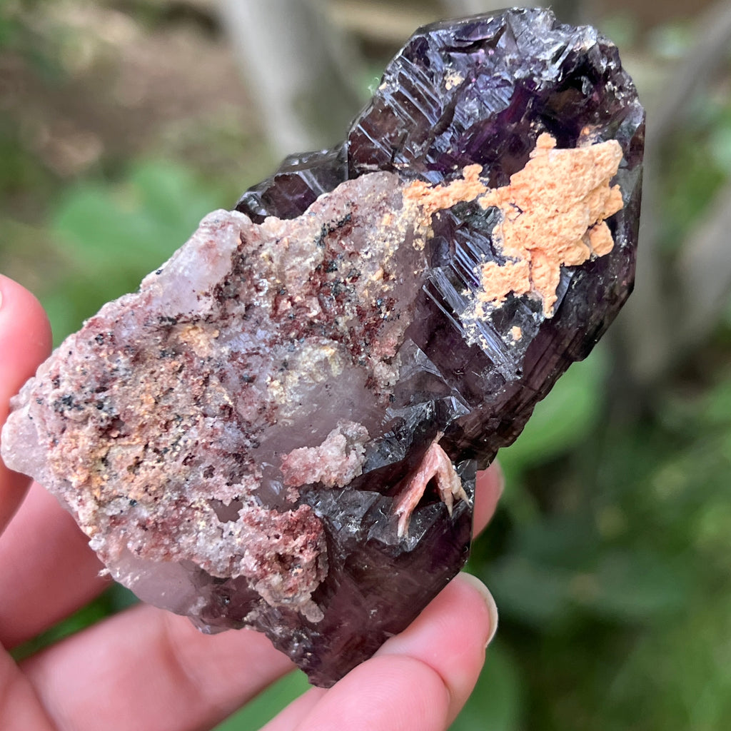 Ametist generator/varf mina Brandberg | Model L4, pietre semipretioase - druzy.ro 6 