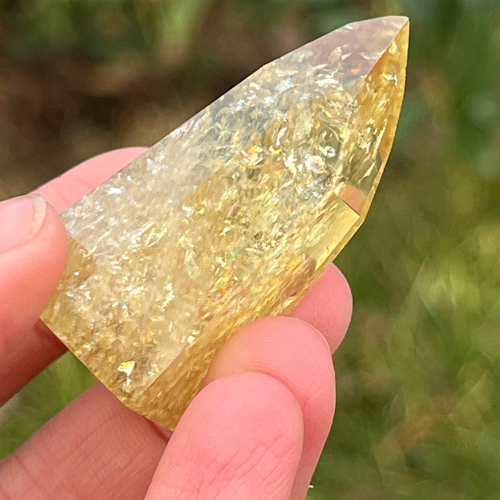 Obelisc citrin Brazilia calitate AAA model 6, pietre semipretioase - druzy.ro 16 