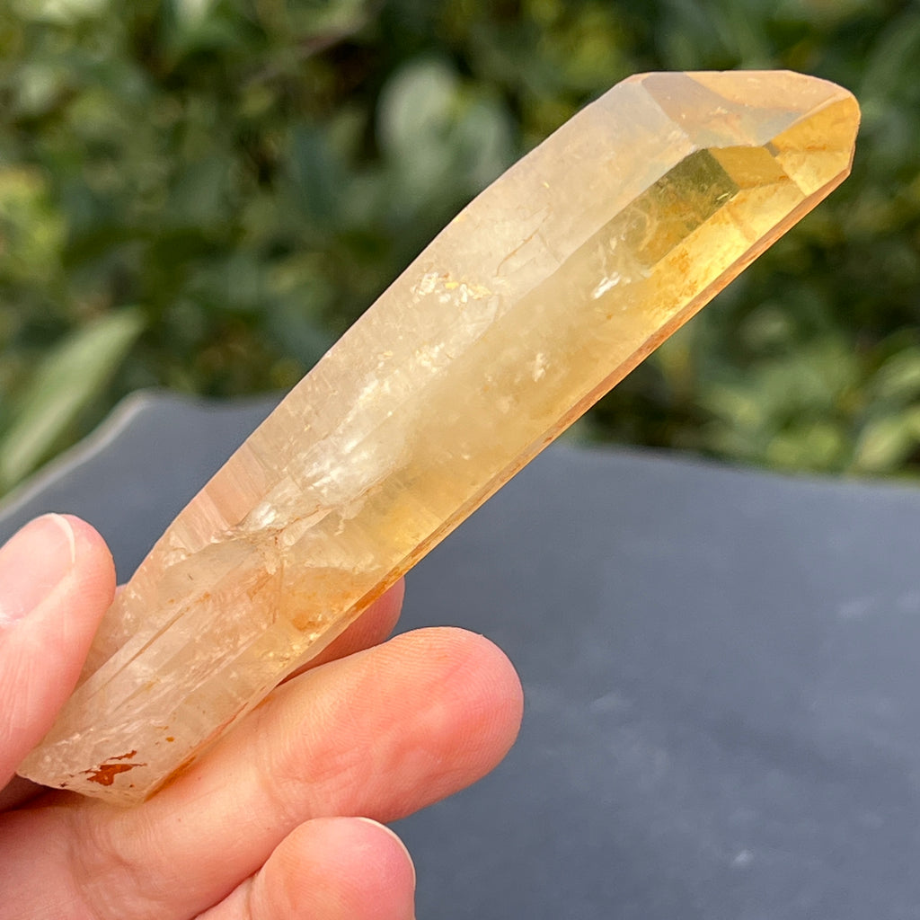 Varf citrin mina Luena, Congo model 6, pietre semipretioase - druzy.ro 1 