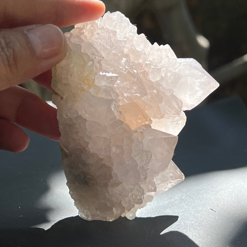 Cluster cuart cactus / cuart spirit FLOWER model F6, druzy.ro, pietre semipretioase 4