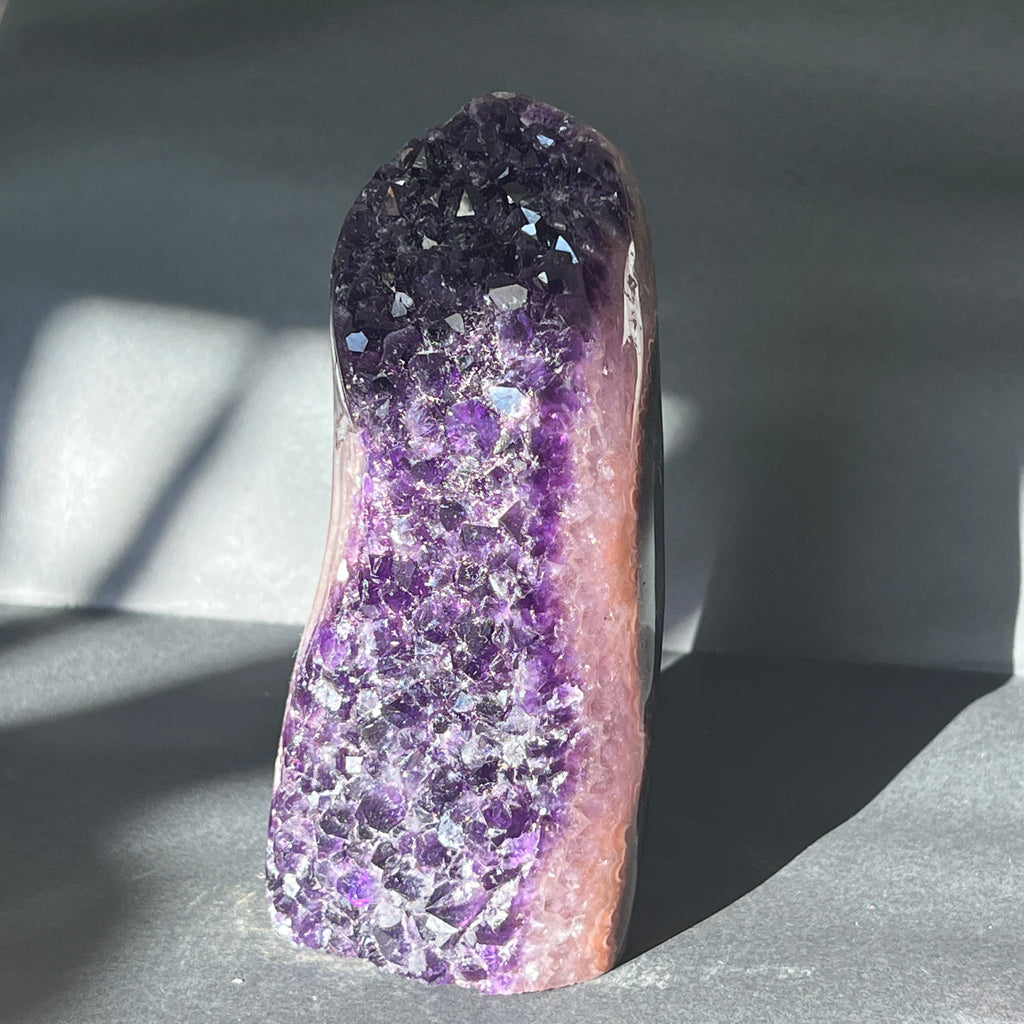 Geoda ametist Uruguay AAA model 17, pietre semipretioase - druzy.ro 4 