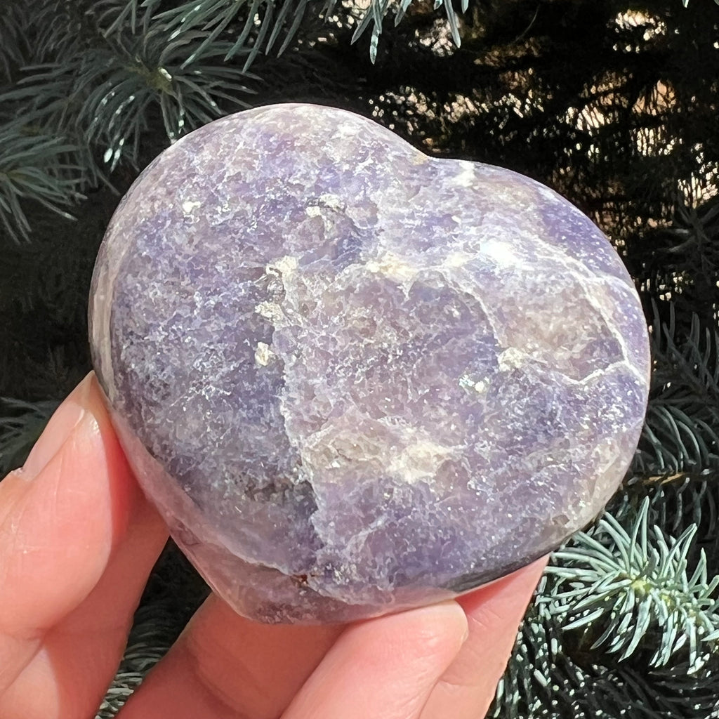 Lepidolit inima m5, druzy.ro, cristale 1