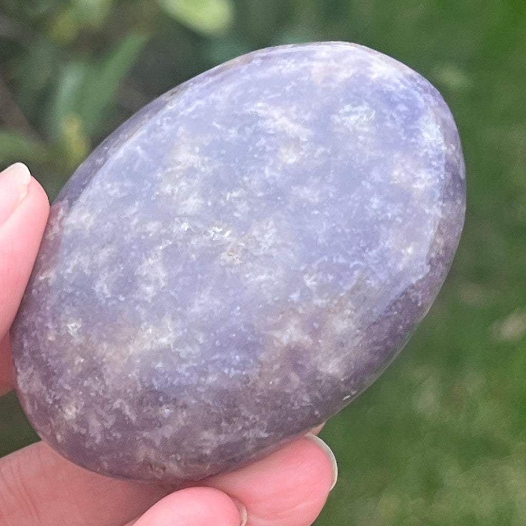 Lepidolit palmstone m12, pietre semipretioase - druzy.ro 2 