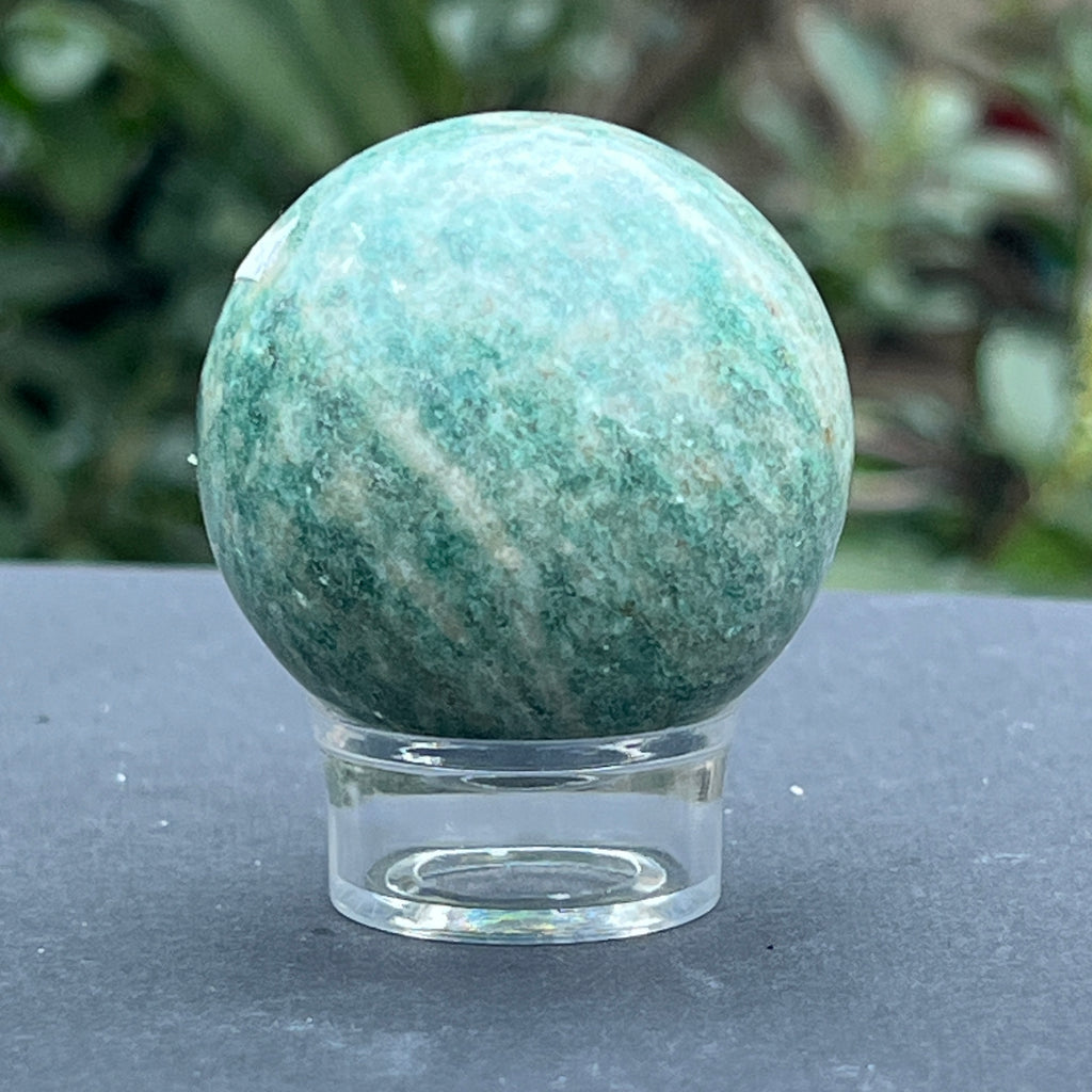 Sfera aventurin verde din Pakistan model 2, pietre semipretioase - druzy.ro 1 