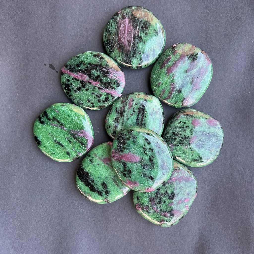 Palmstone rubin in zoisit, pietre semipretioase - druzy.ro 4 