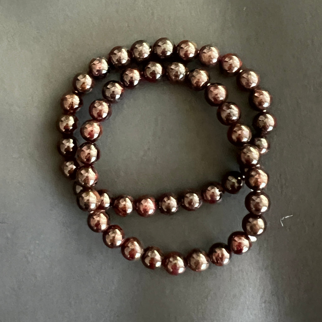 Bratara granat 8 mm, pietre semipretioase - druzy.ro 3 