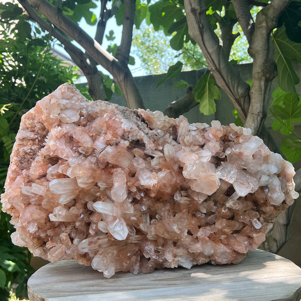Cluster cuart rosu hematoid | Model XL4, pietre semipretioase - druzy.ro 11 