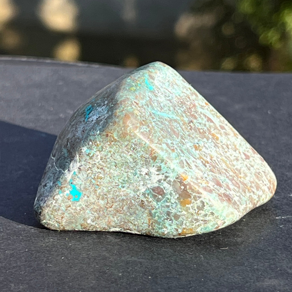 Shattuckite forma libera/palmstone m12, druzy.ro, pietre semipretioase 5