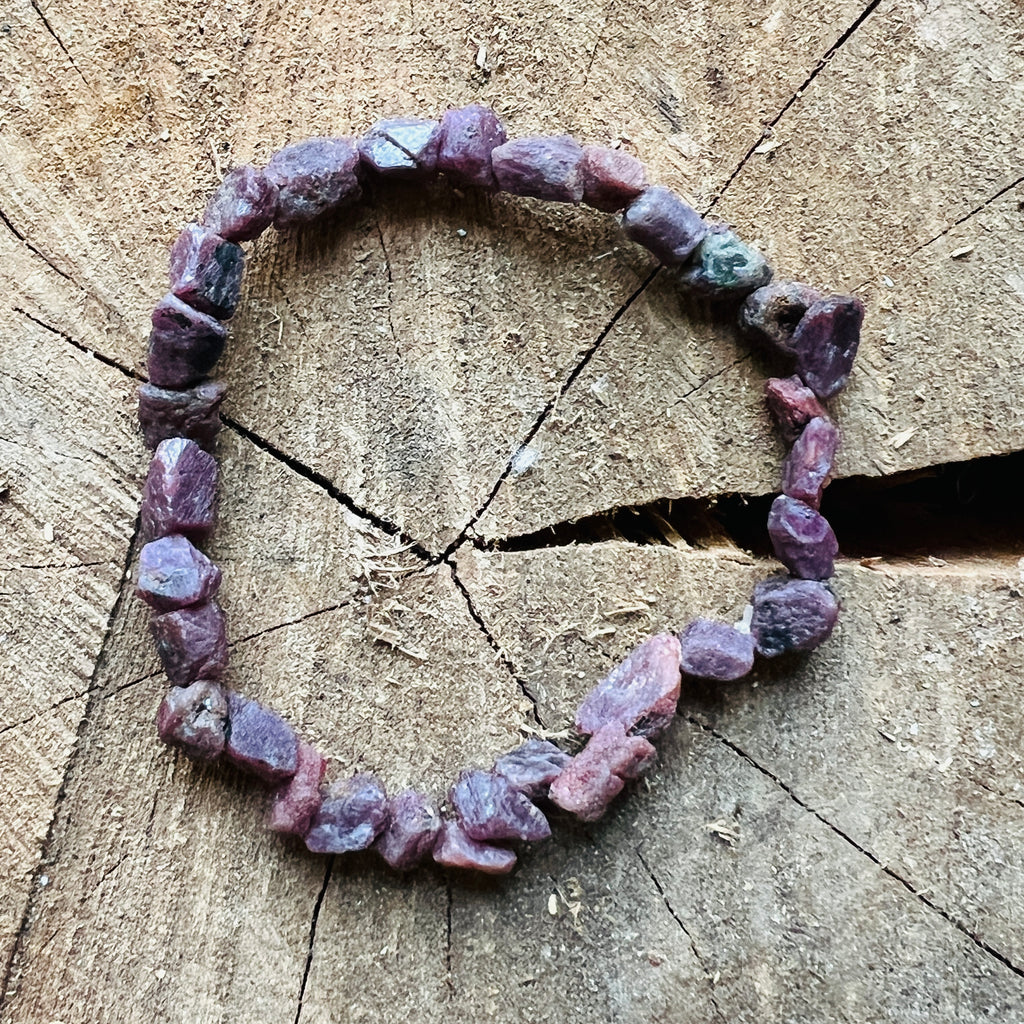 Bratara rubin brut 6 mm, pietre semipretioase - druzy.ro 3 