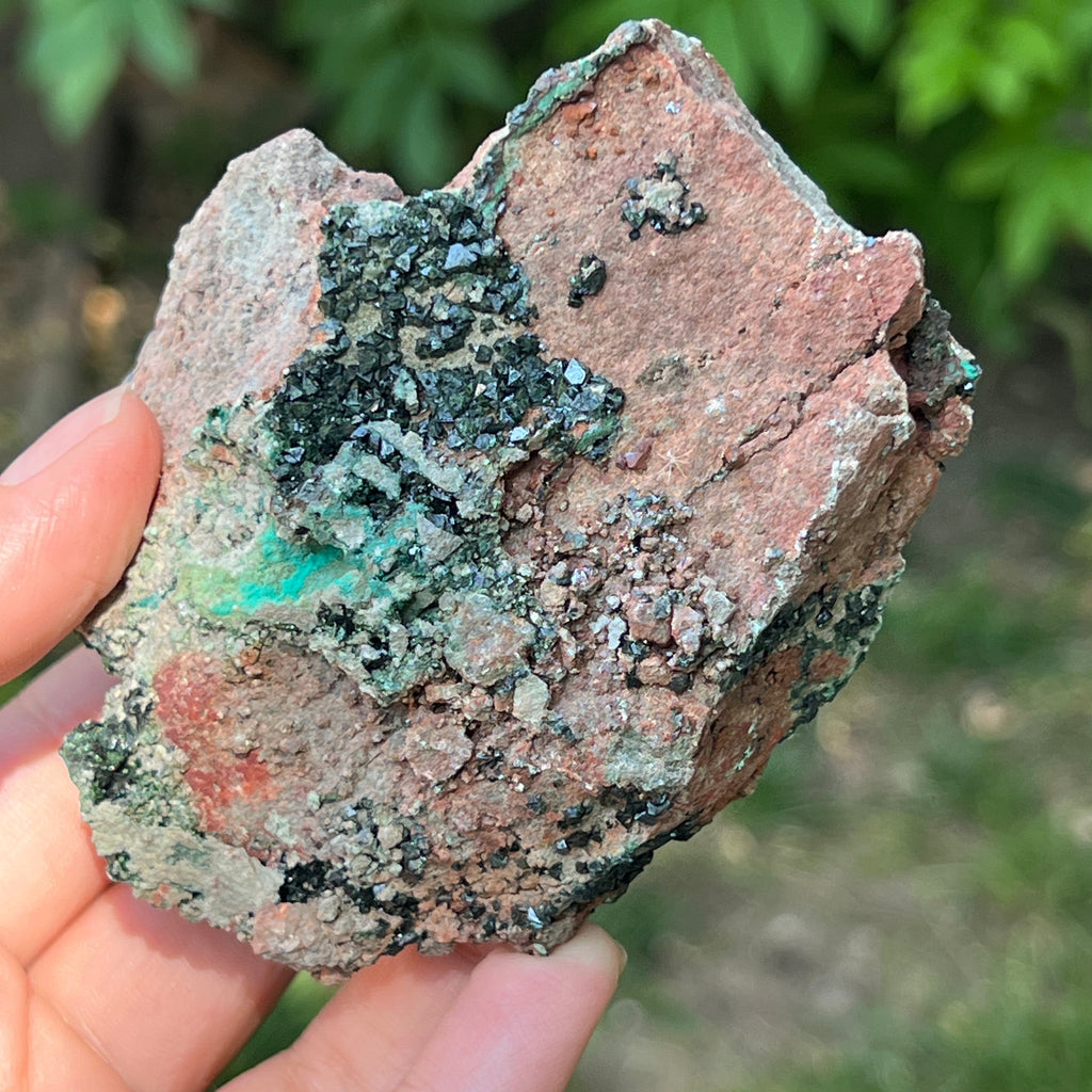 Libethenit floare de mina din Congo model 5, pietre semipretioase - druzy.ro 9 