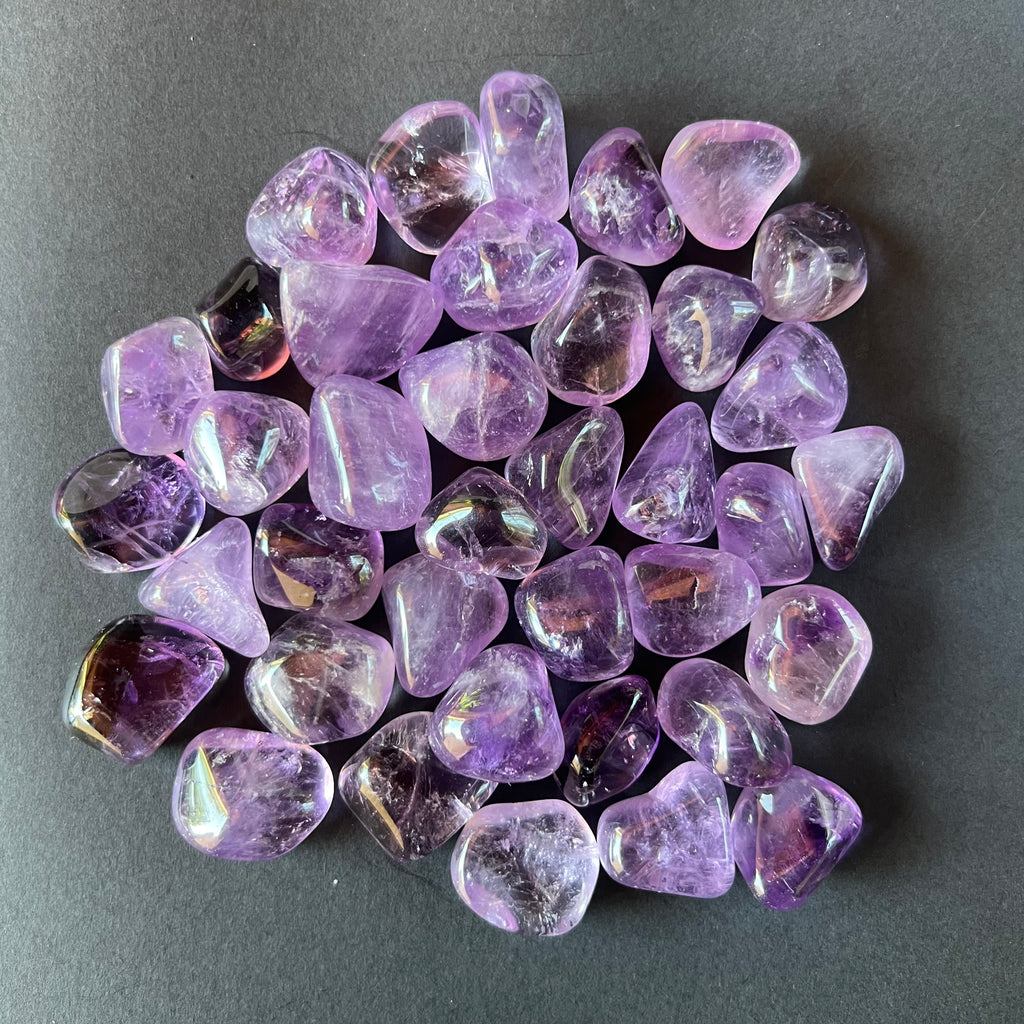 Ametist piatra rulata mini, druzy.ro, cristale 3