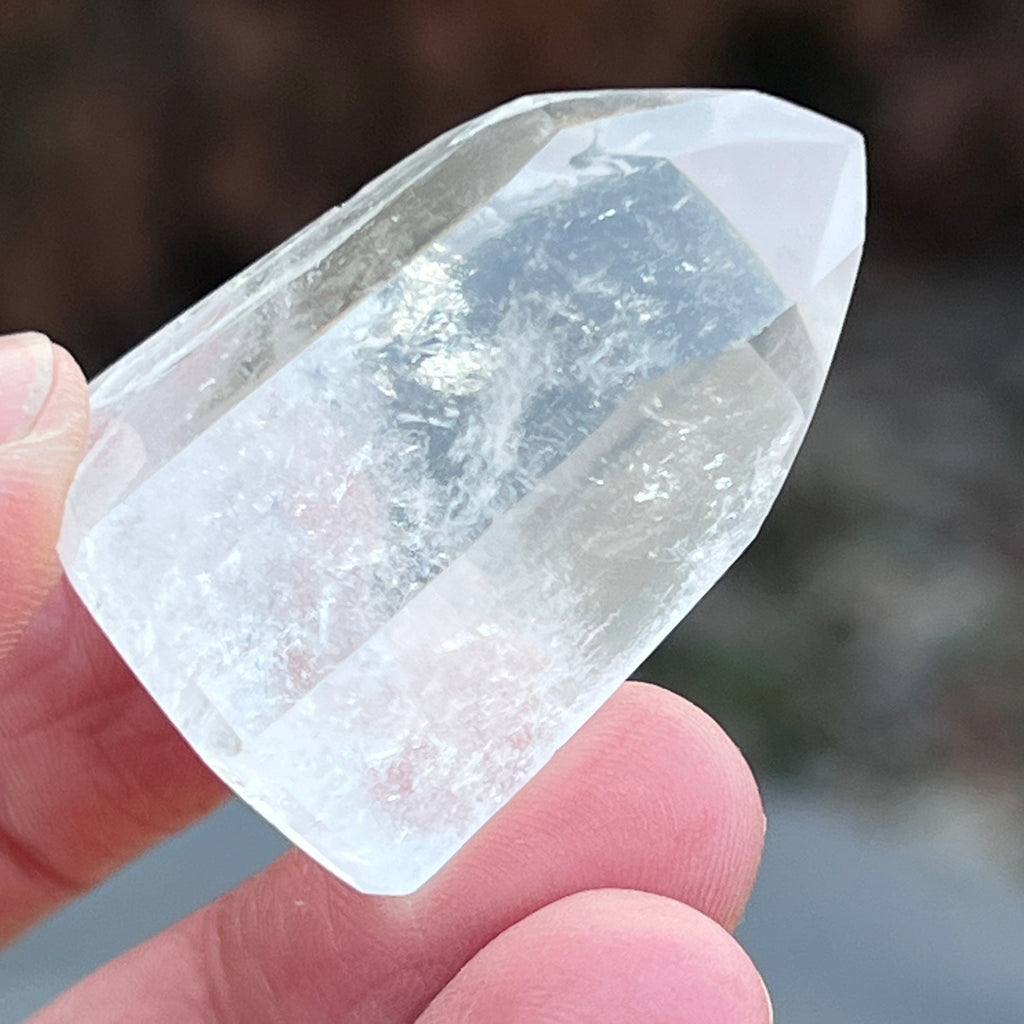 Generator/ varf cuart de stanca cristal incolor ICY 55, pietre semipretioase - druzy.ro 3 