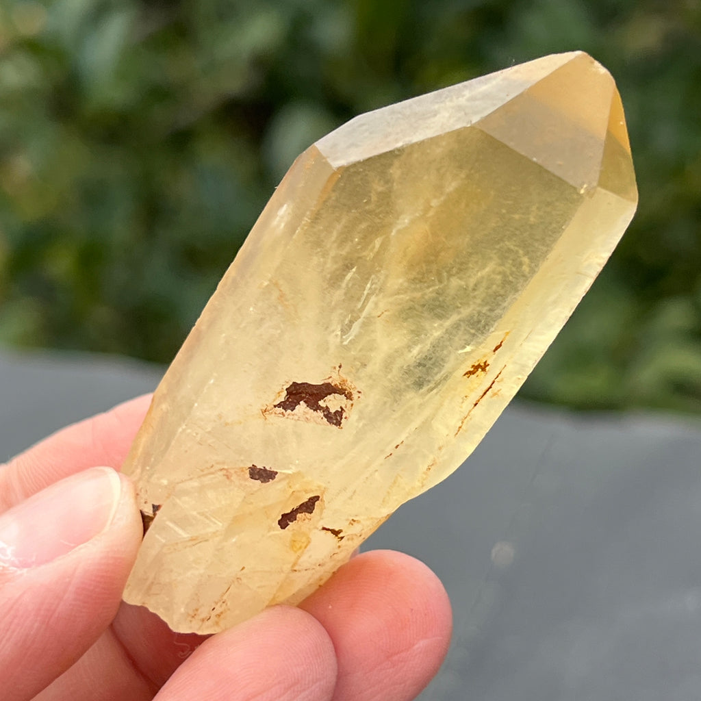 Varf citrin mina Luena, Congo model 28, pietre semipretioase - druzy.ro 1 