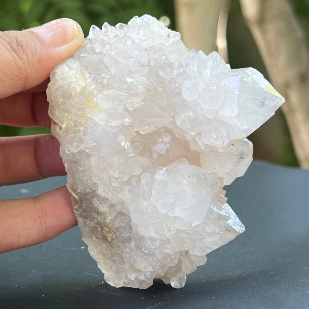 Cluster cuart cactus / cuart spirit FLOWER model F6, druzy.ro, pietre semipretioase 10