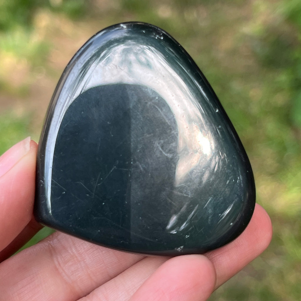 Obsidian curcubeu inima model 9, pietre semipretioase - druzy.ro 5 