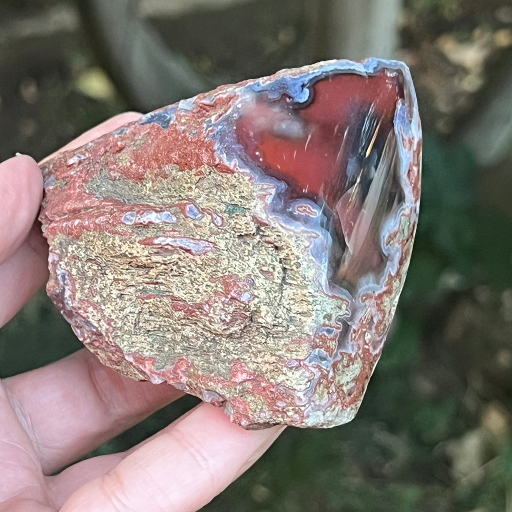 Agat de Botswana, nodul agat river model 14, pietre semipretioase - druzy.ro 4 