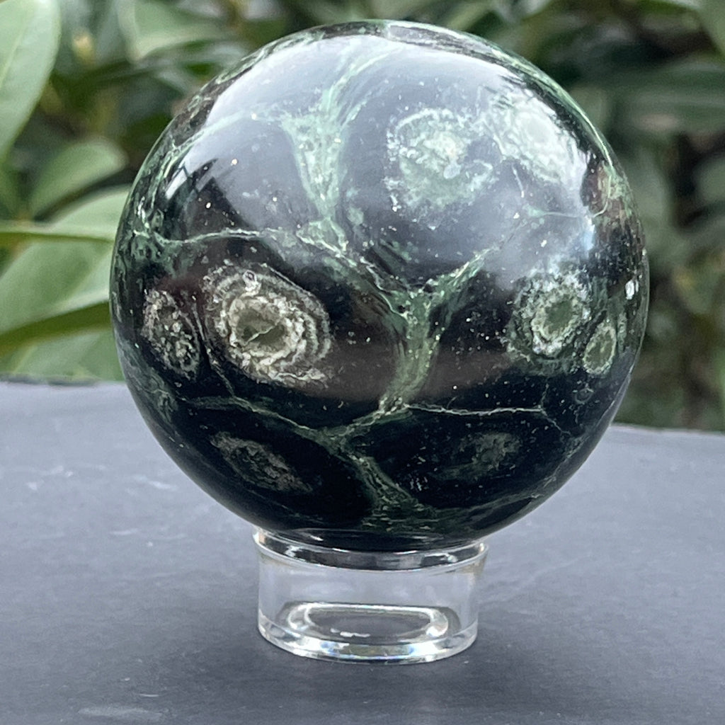 Sfera jasp kambaba Madagascar model 1, pietre semipretioase - druzy.ro 9 