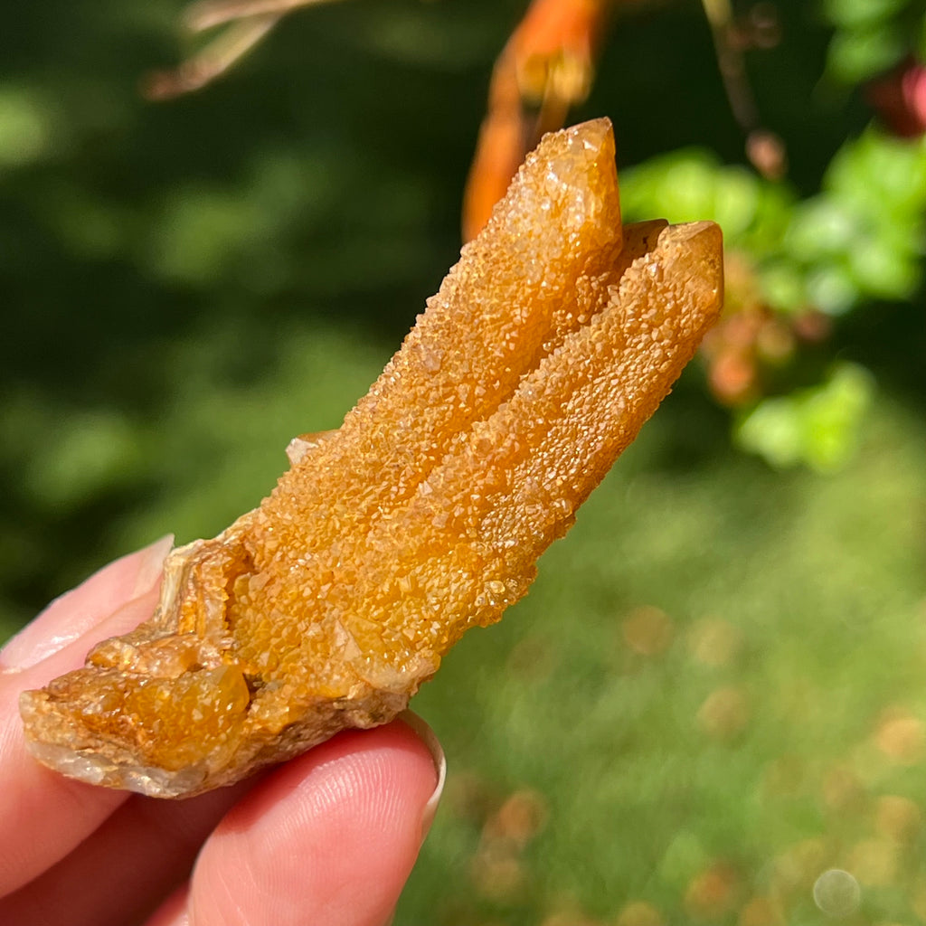 Cluster lemonit / cuart spirit solar Africa de Sud model 12, pietre semipretioase - druzy.ro 4