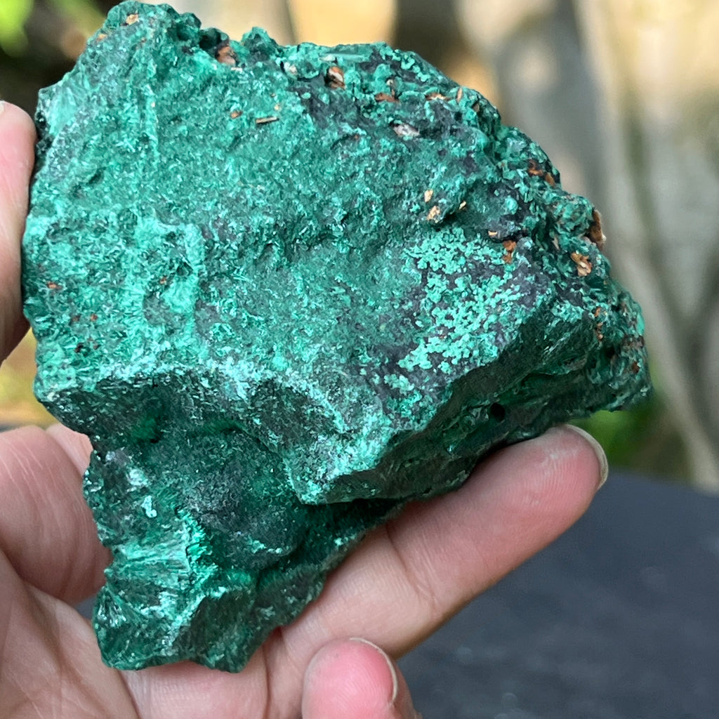 Malachit matasos piatra bruta m10, pietre semipretioase - druzy.ro 5 