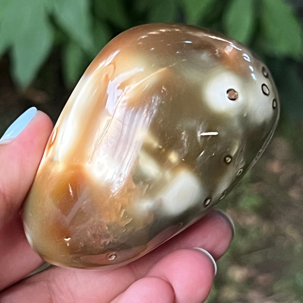 Agat Orca palmstone model 10, pietre semipretioase - druzy.ro 2 