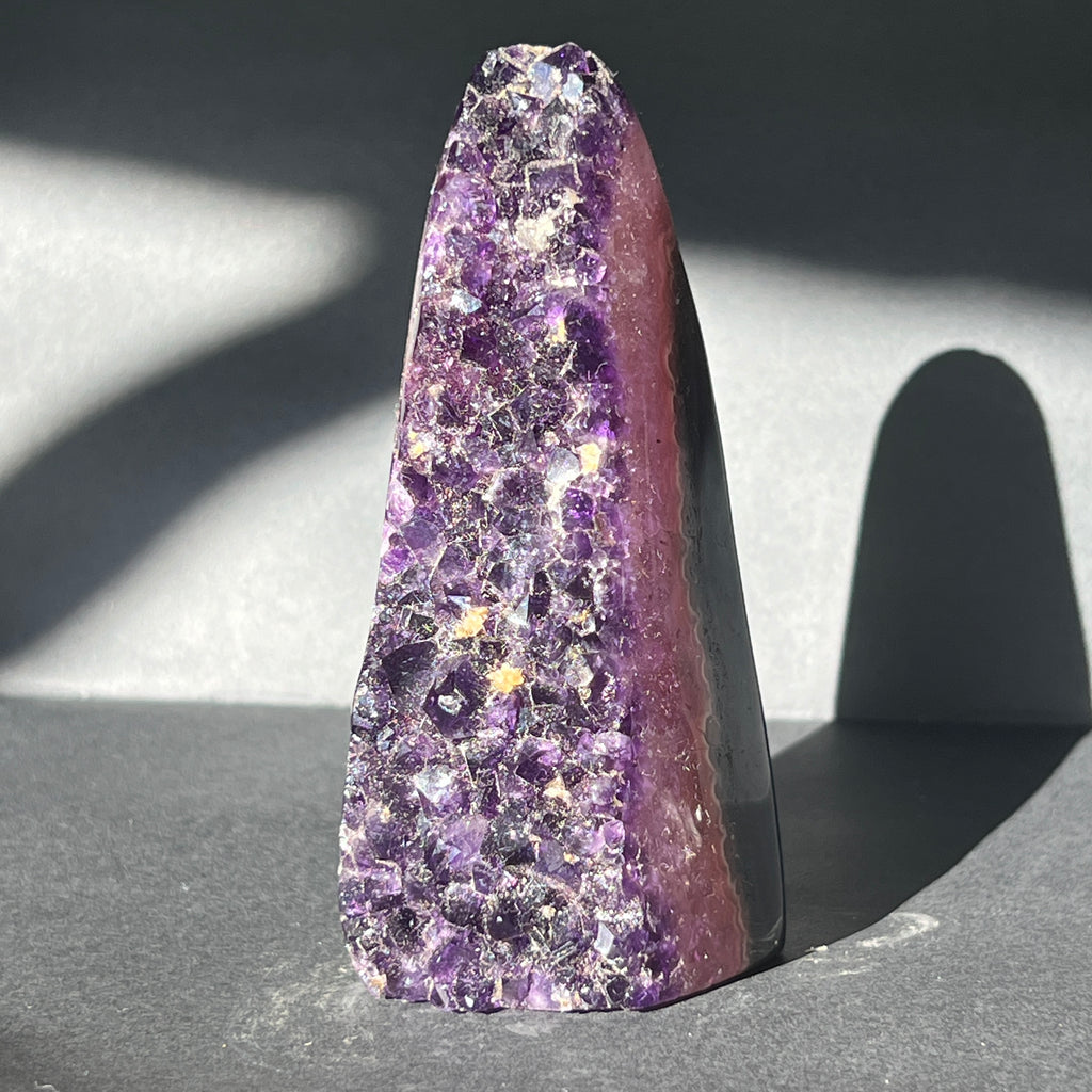 Geoda ametist Uruguay AAA model 8, pietre semipretioase - druzy.ro 3 