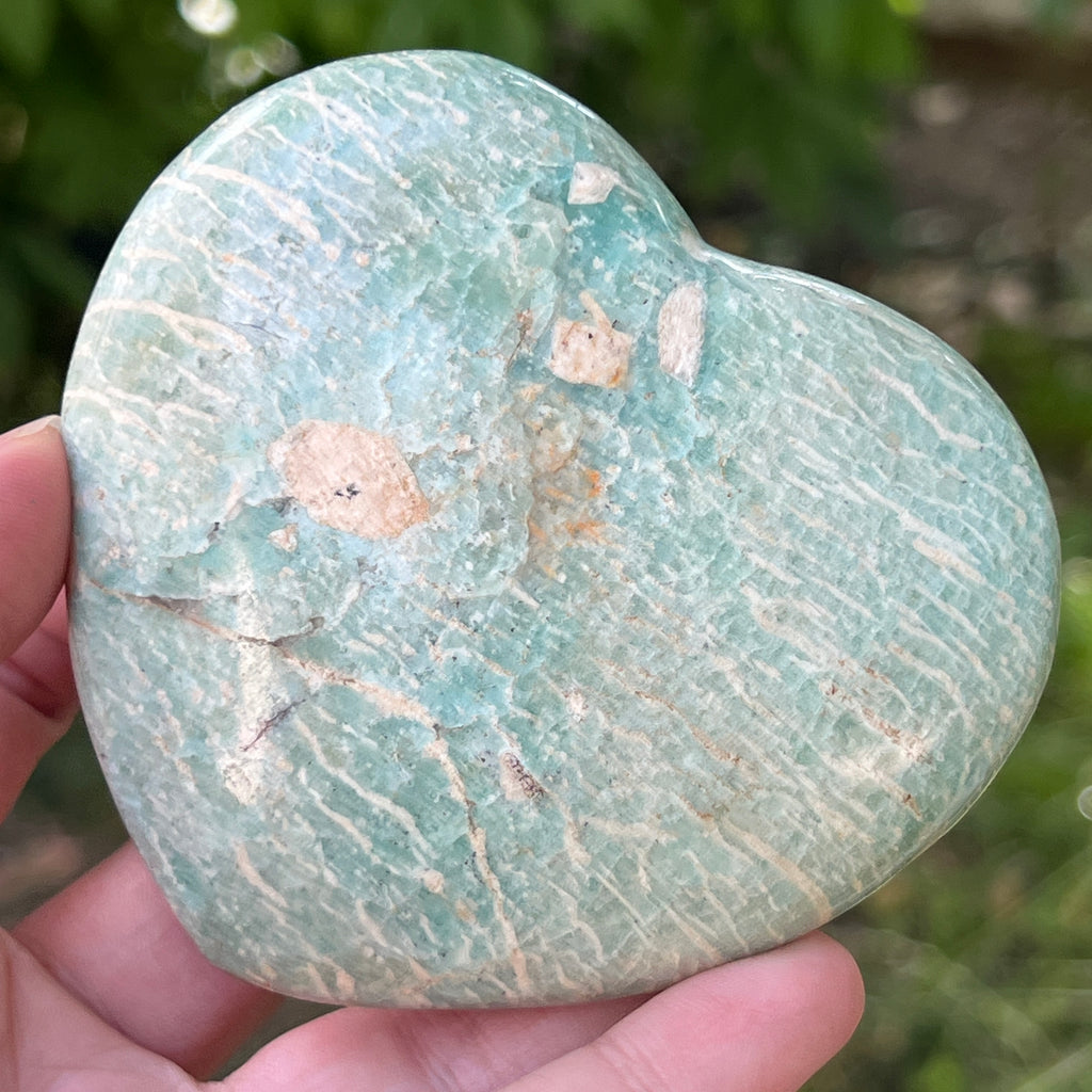 Inima amazonit model 4, pietre semipretioase - druzy.ro 4 