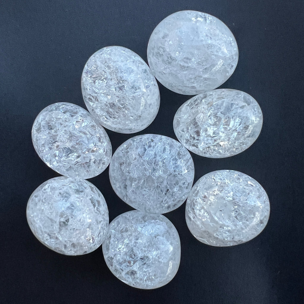 Cuart cracked piatra rulata, pietre semipretioase - druzy.ro 6 